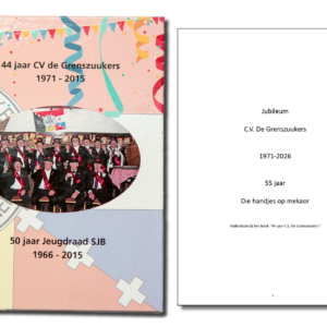 Boek 44 jaar CV de Grenszuukers + 11 jaar aanvulling (Addendum)